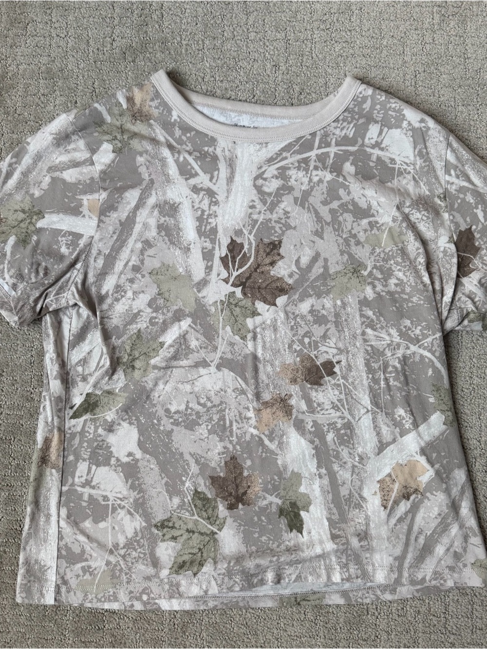 Abercrombie & Fitch Size M Camo Skimming Tee